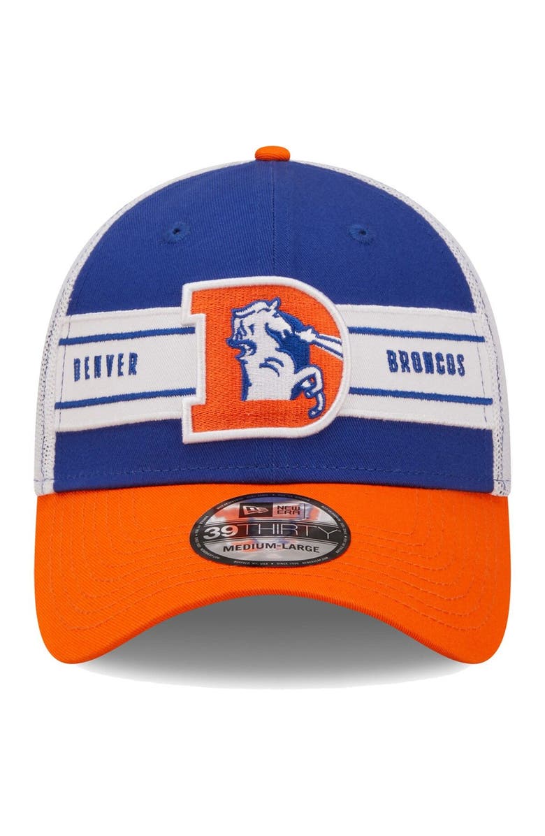 New Era Men's New Era Royal/Orange Denver Broncos Team Banded 39THIRTY Flex Hat, Alternate, color, 