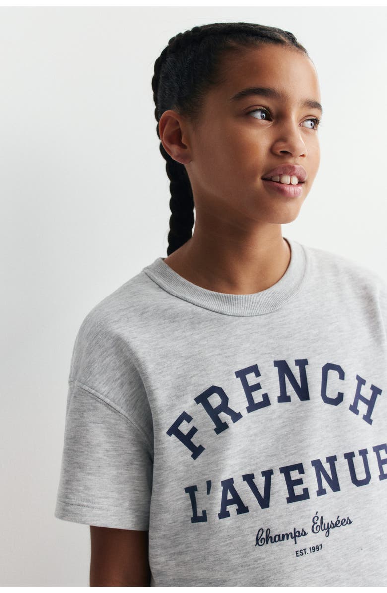 H&M 2-piece printed set, Alternate, color, Light Gray Melange