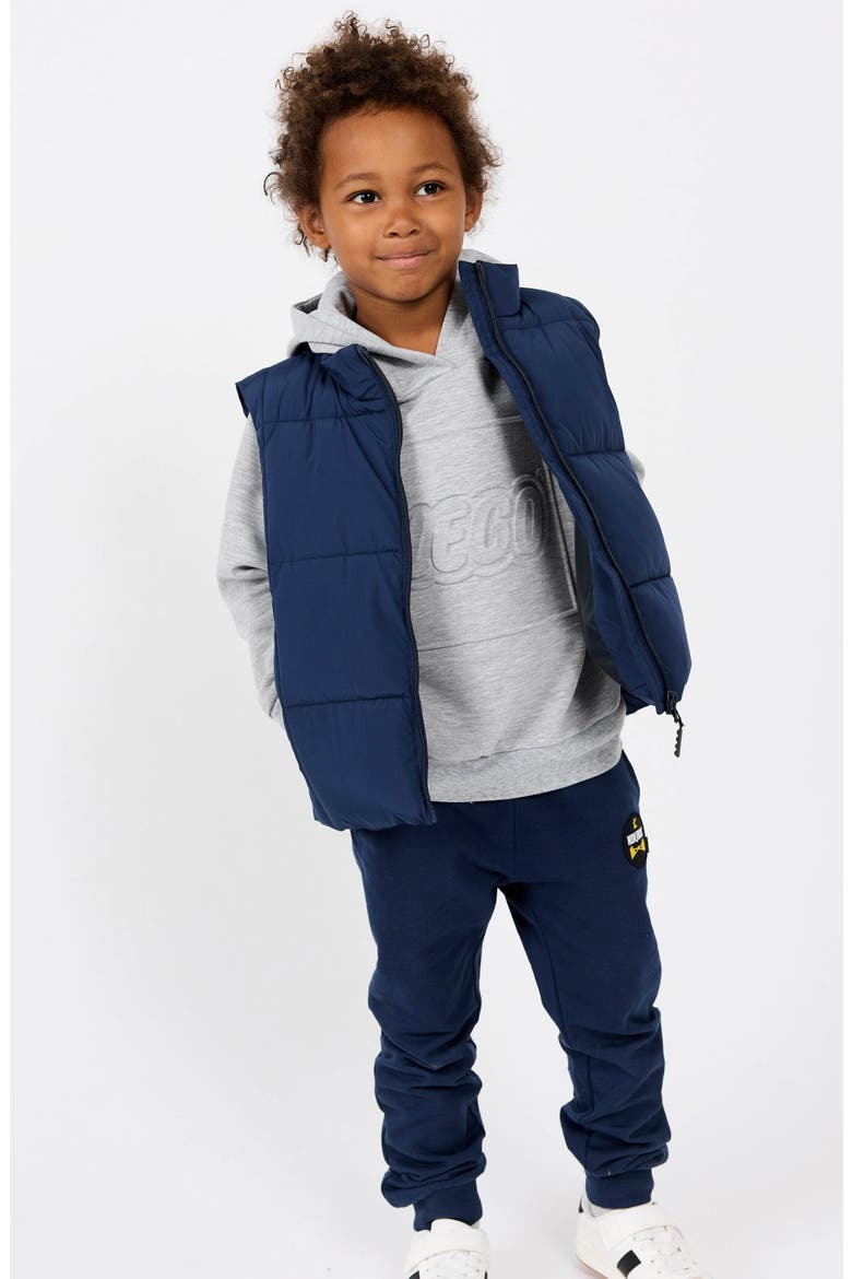 Kids' LEGO Embossed Graphic Hoodie, Alternate, color, GREY