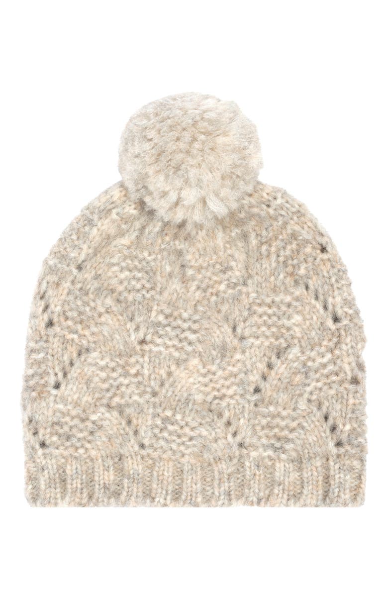 Faherty Marled Wool Blend Beanie, Main, color,
