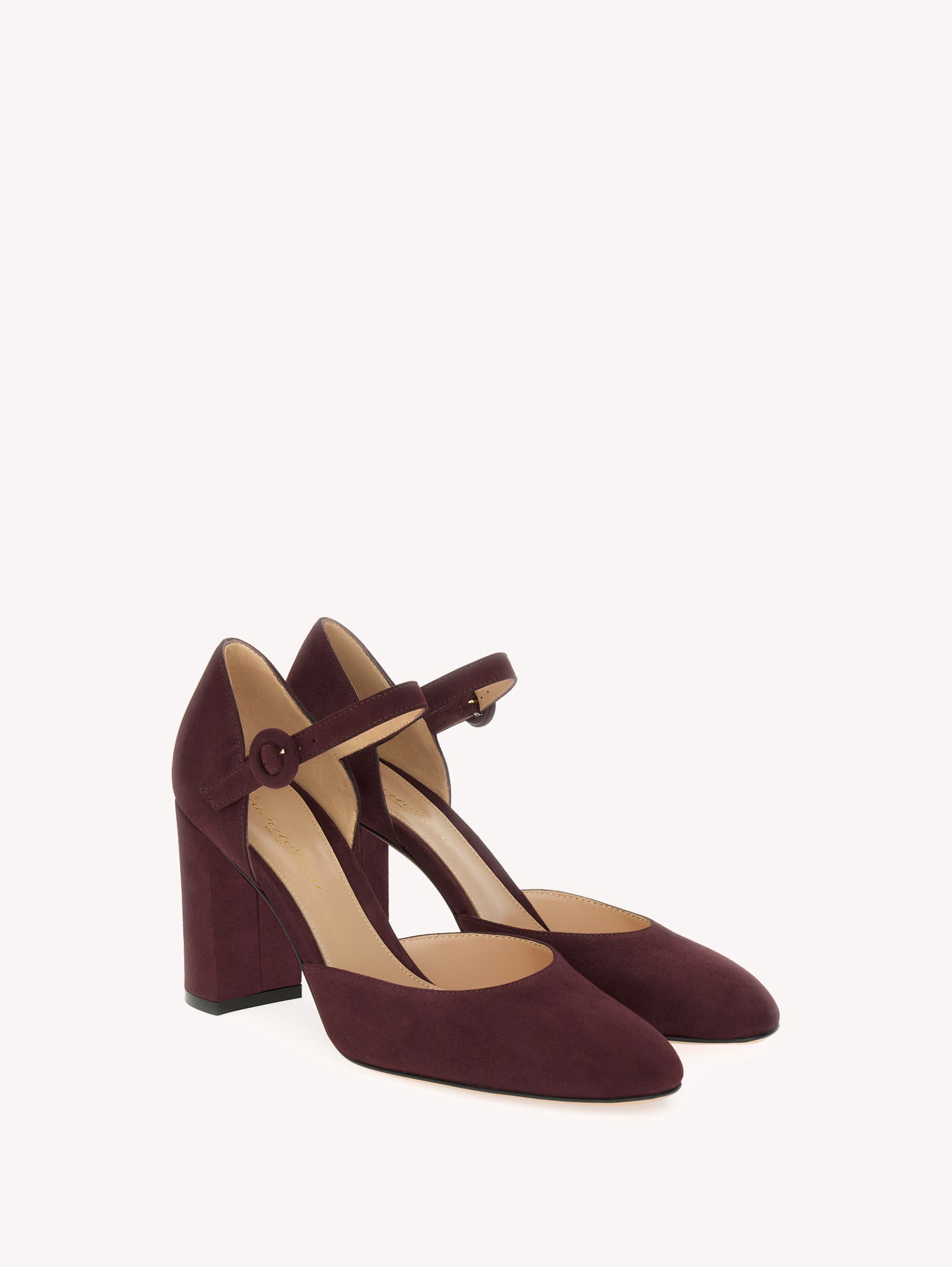 Lisa D'Orsay Pump, Alternate, color, Burgundy Suede Leather