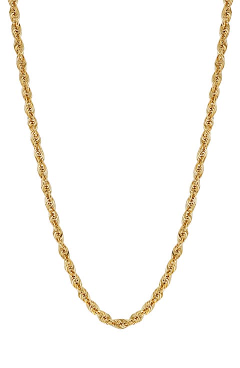 14K Gold Twisted Chain Necklace (Nordstrom Exclusive)