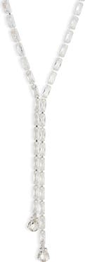 NORDSTROM RACK Cubic Zirconia Double Drop Y-Necklace