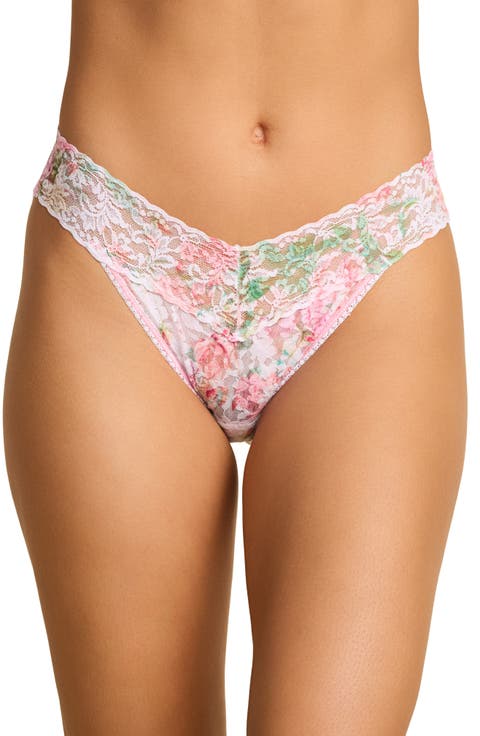 Print Low Rise Thong