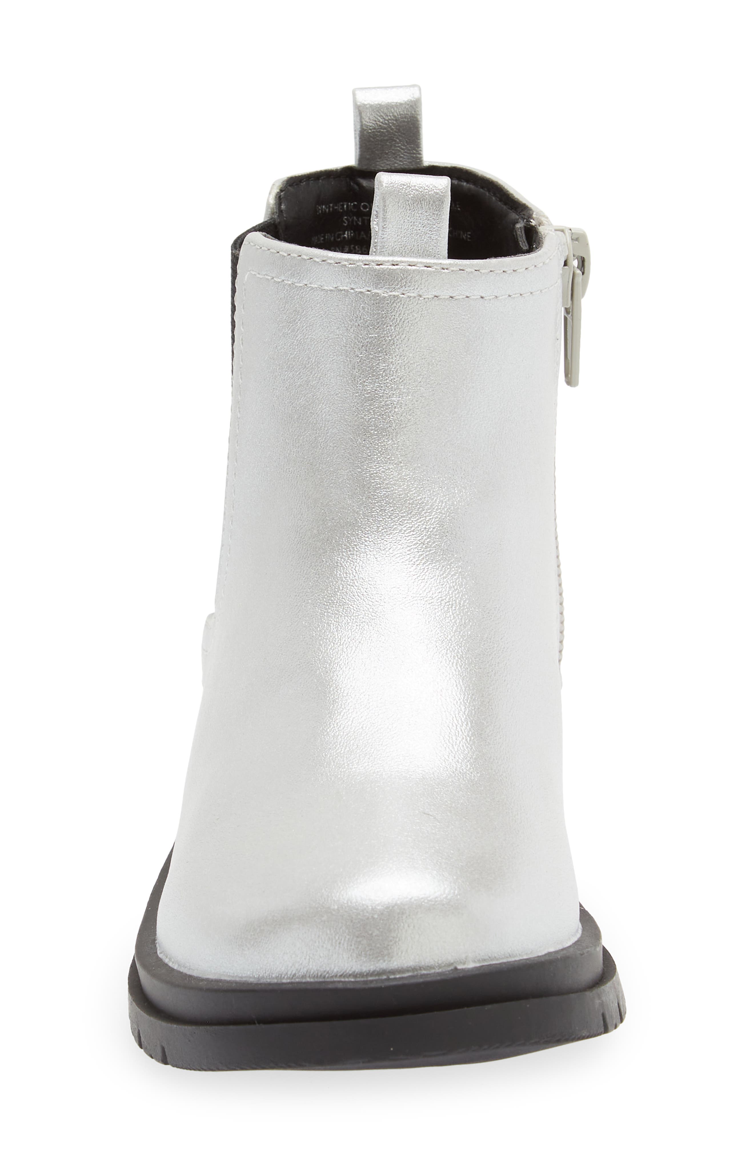Zoey Chelsea Boot, Alternate, color, SILVER METALLIC