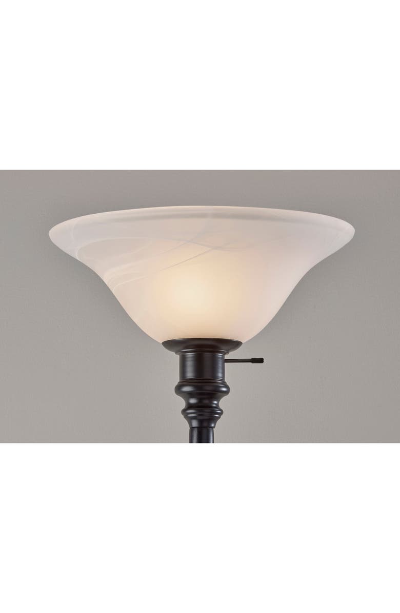 ADESSO LIGHTING Claret Torchiere Lamp, Alternate, color, Black