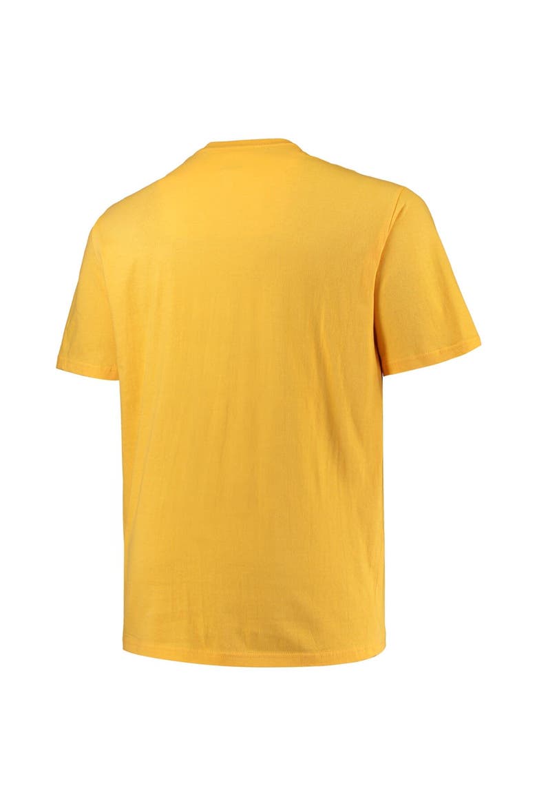 Men's Profile Gold Milwaukee Brewers Big & Tall Hometown Paint The Black T-Shirt, Alternate, color, Gold