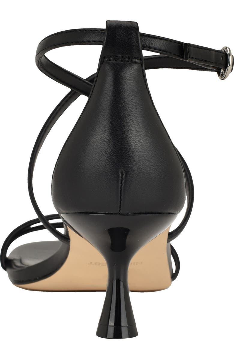 Nine West Jettie Ankle Strap Sandal, Alternate, color, Black