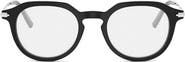 DIOR Blacksuit R10I 49mm Small Round Optical Glasses