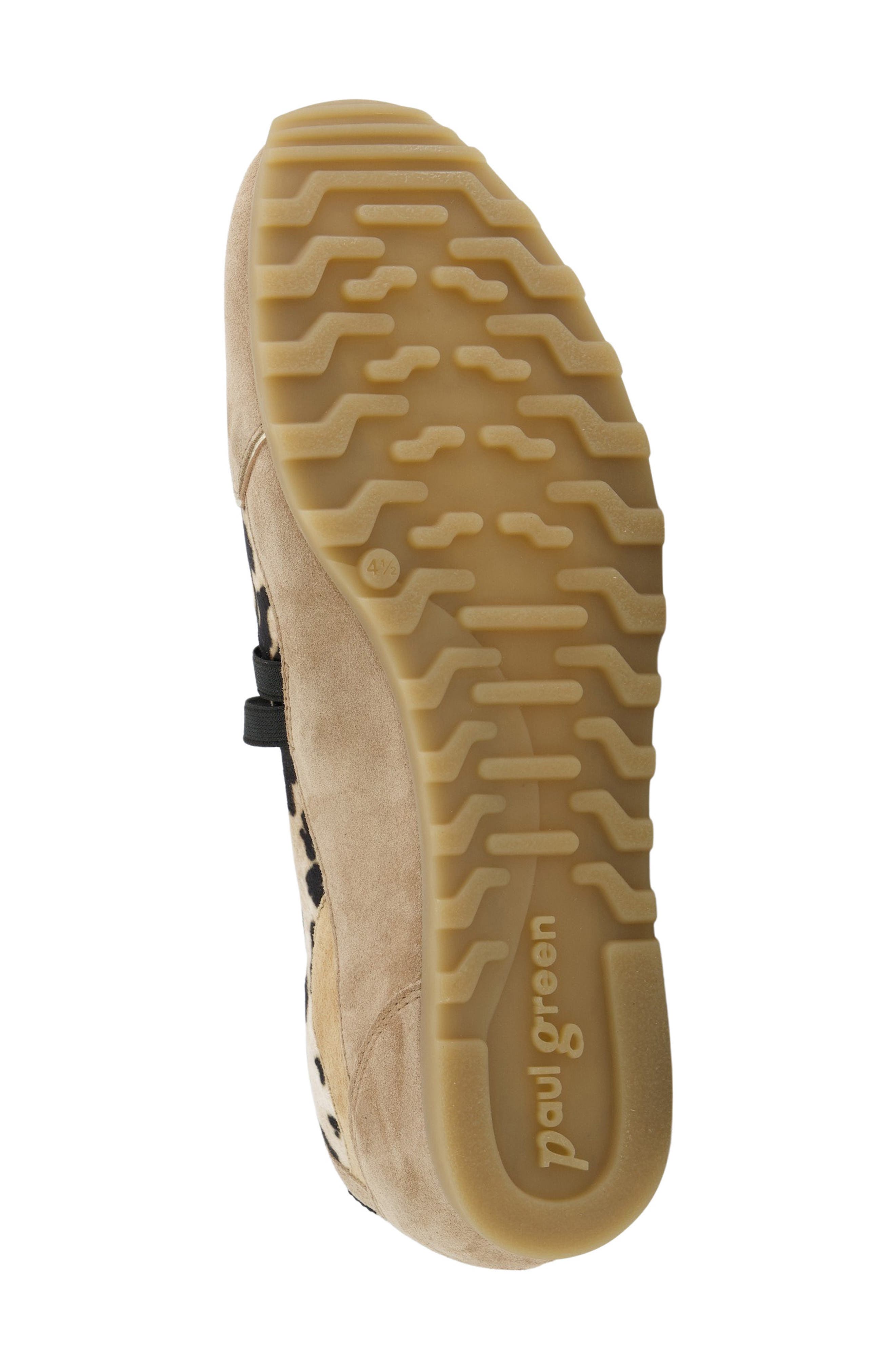 Paul Green Dynamic Flat, Alternate, color, Almond Sand Leo Suede