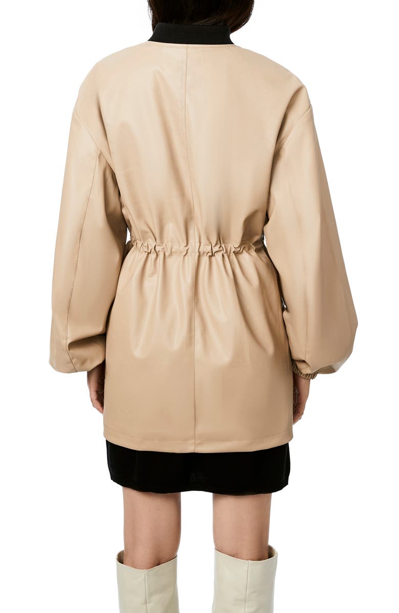 Bernardo Faux Leather Anorak, Alternate, color, Cappuccino