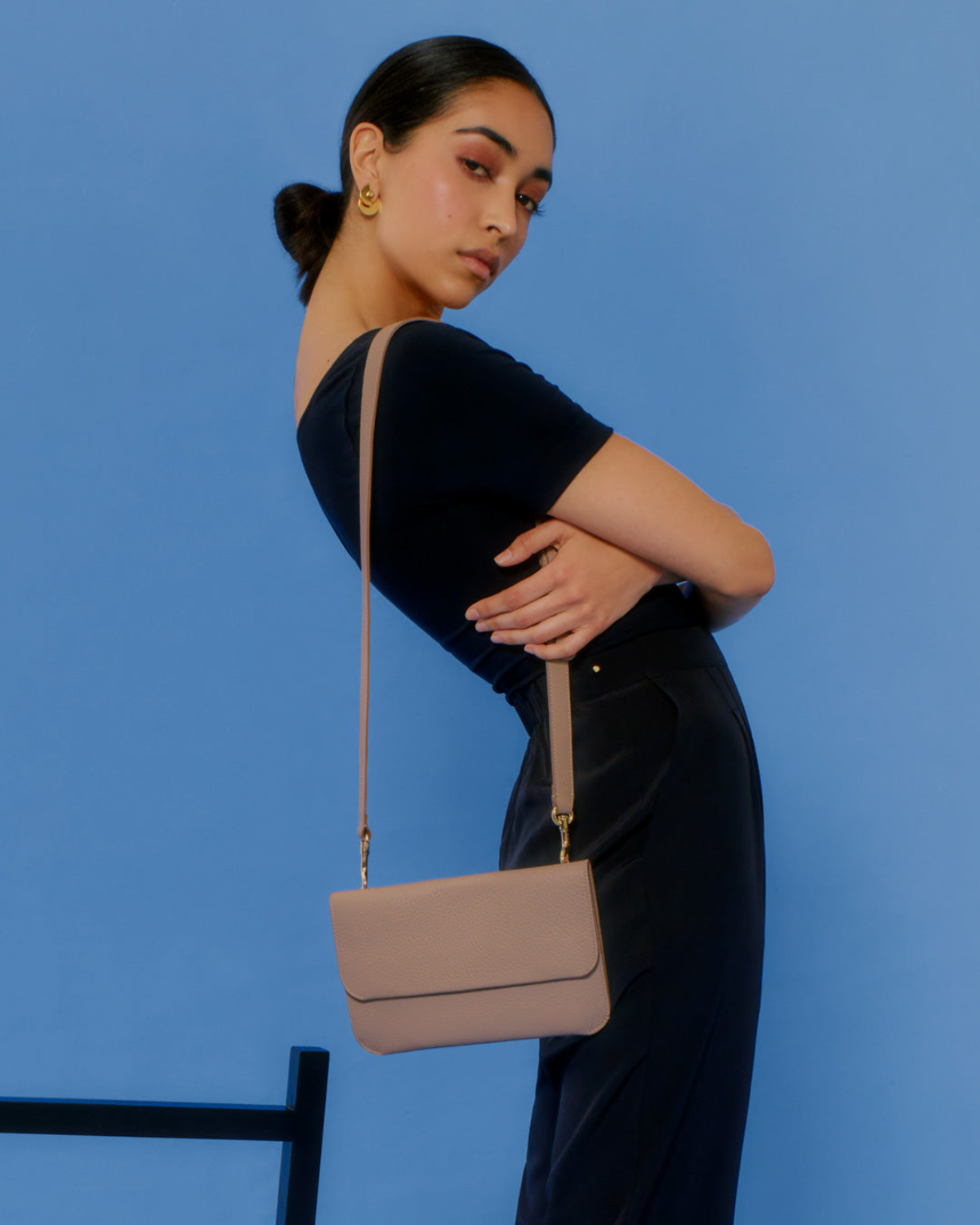 Cuyana System Flap Bag, Alternate, color, Cappuccino