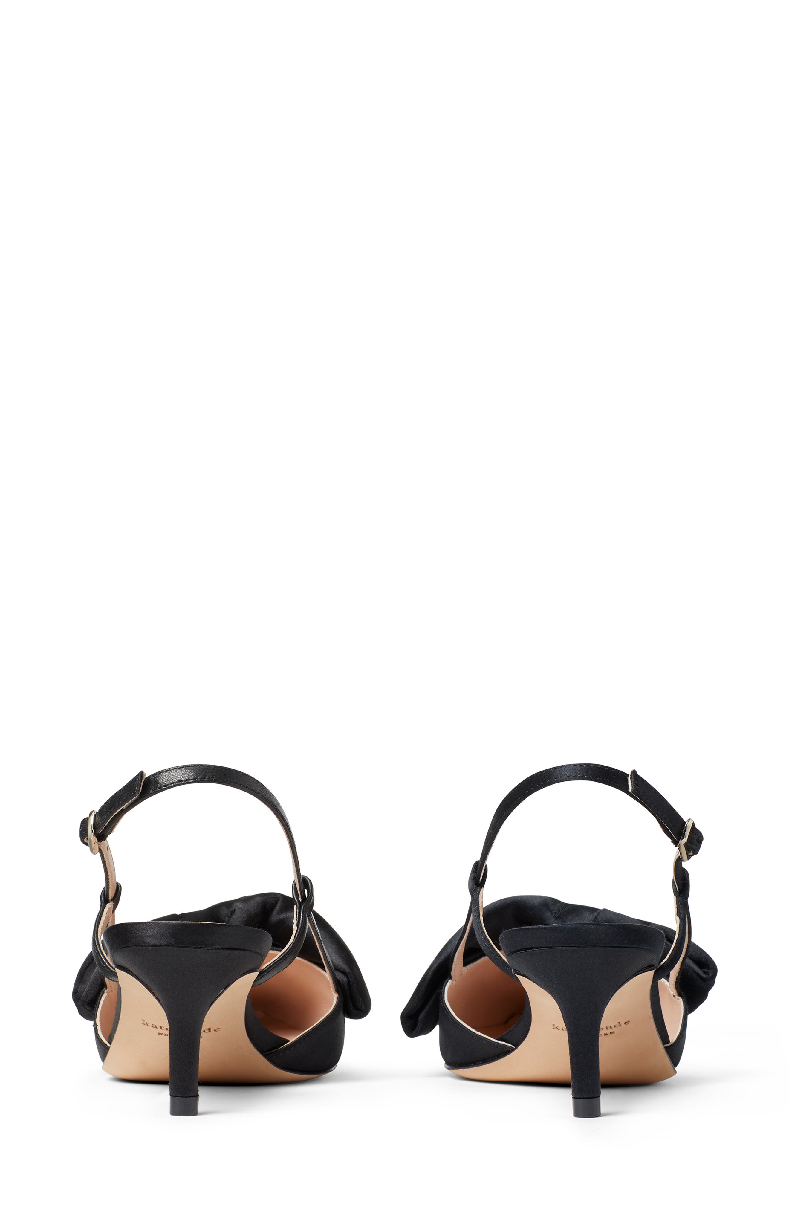 Kate Spade New York marseille bow pointed toe slingback pump, Alternate, color, 