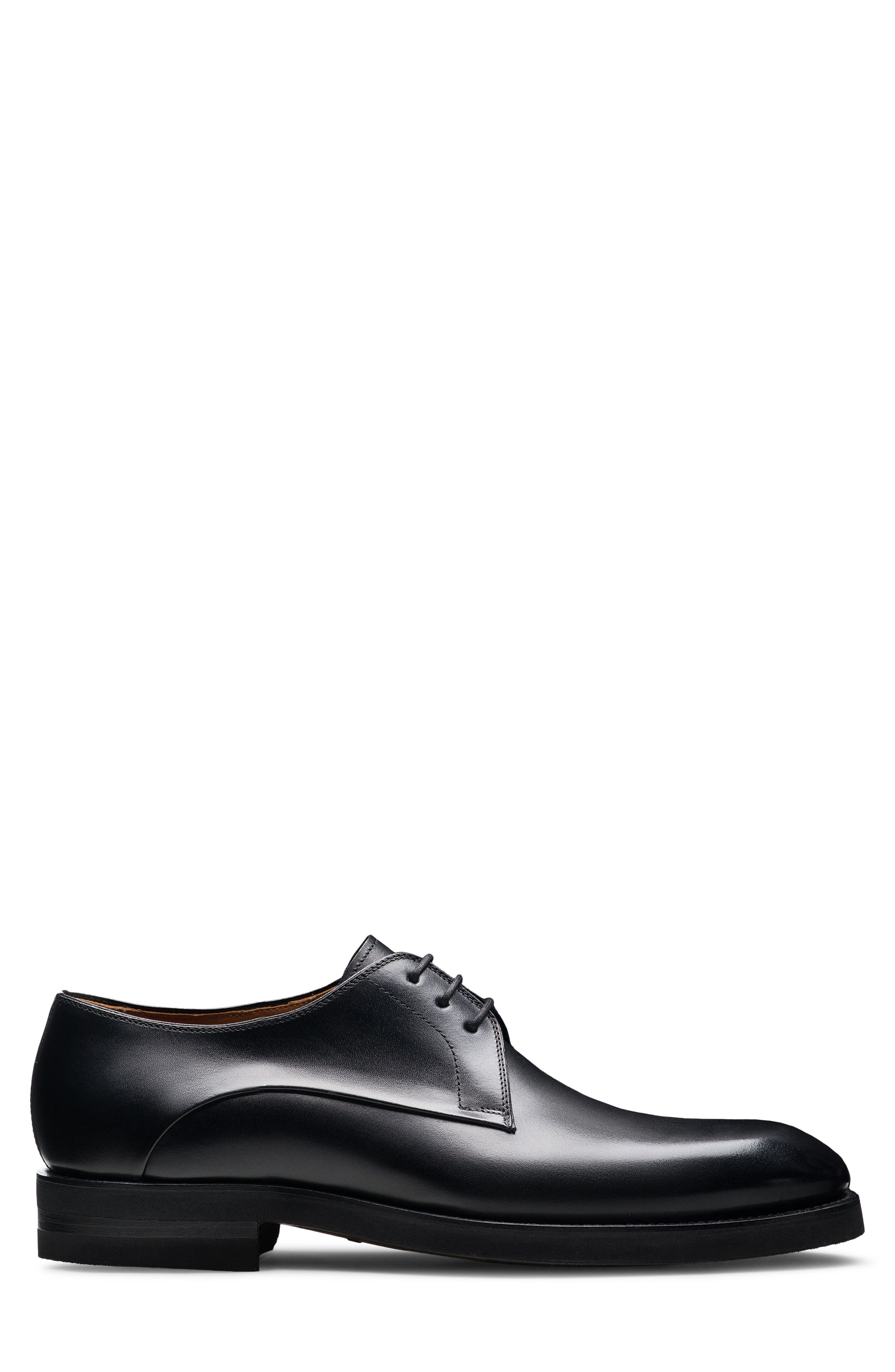 Magnanni Omero Leather Plain Toe Derby, Alternate, color, 