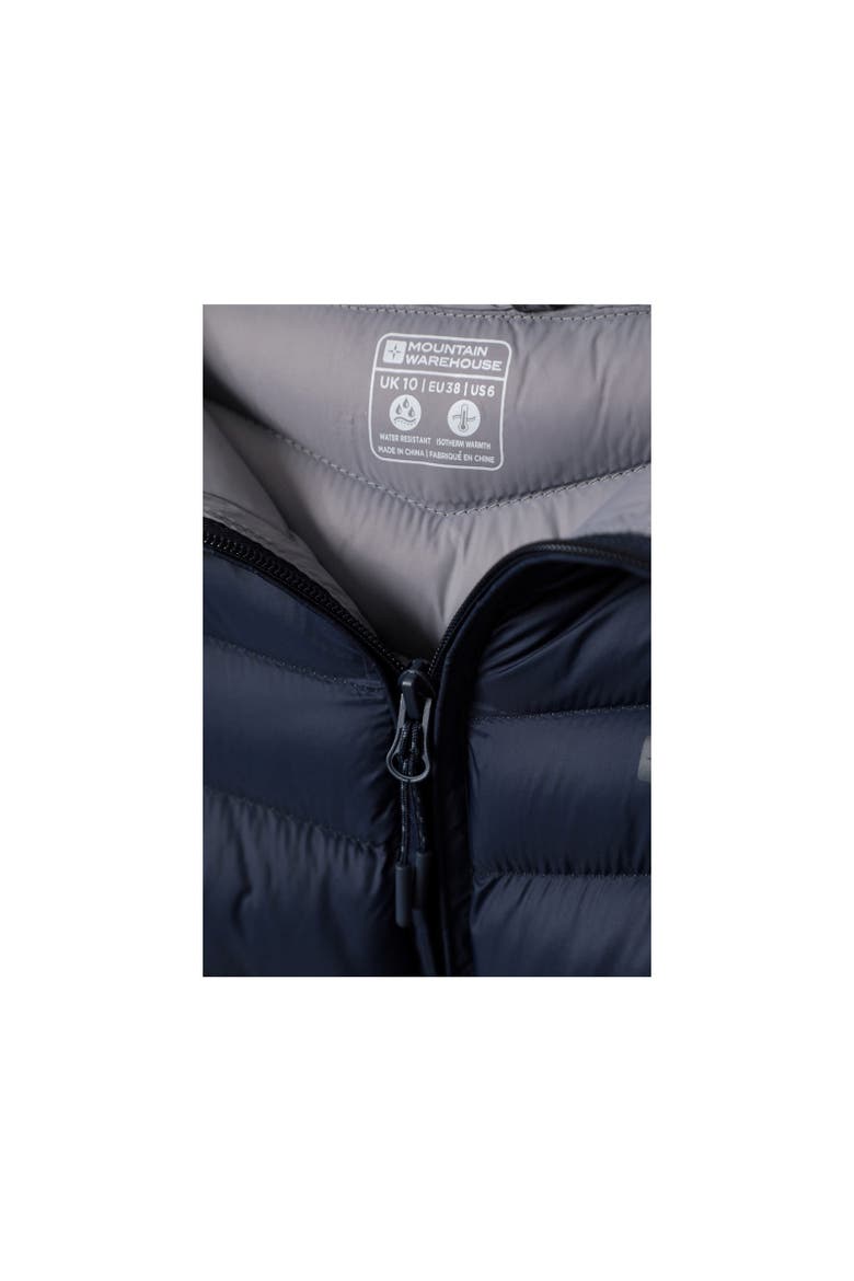 Florence Long Padded Jacket, Alternate, color, Navy