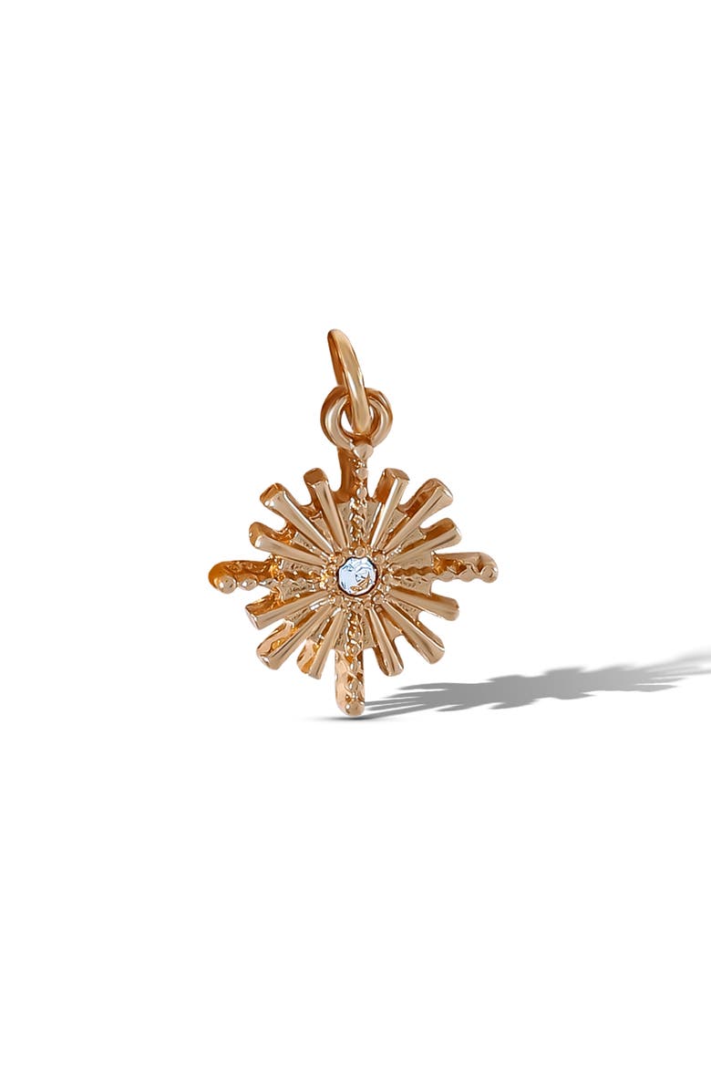 Charm Bangle Bracelet, Alternate, color, Gold