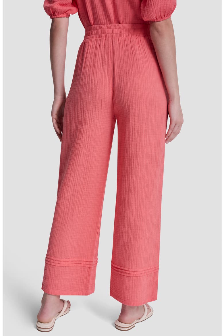 Cotton Gauze Pull-On Pants, Alternate, color, SUNKISSED
