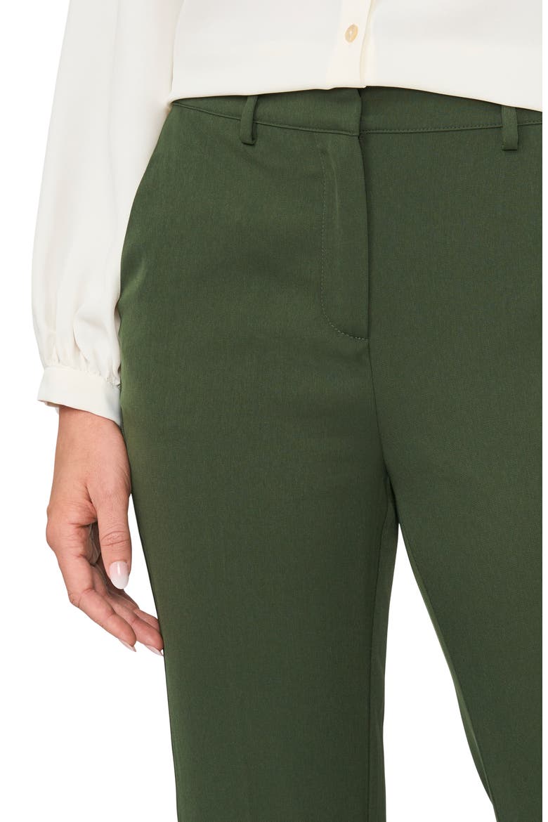 Tailored High Waist Ankle Flare Leg Pants, Alternate, color, MIDNIGHT SAGE