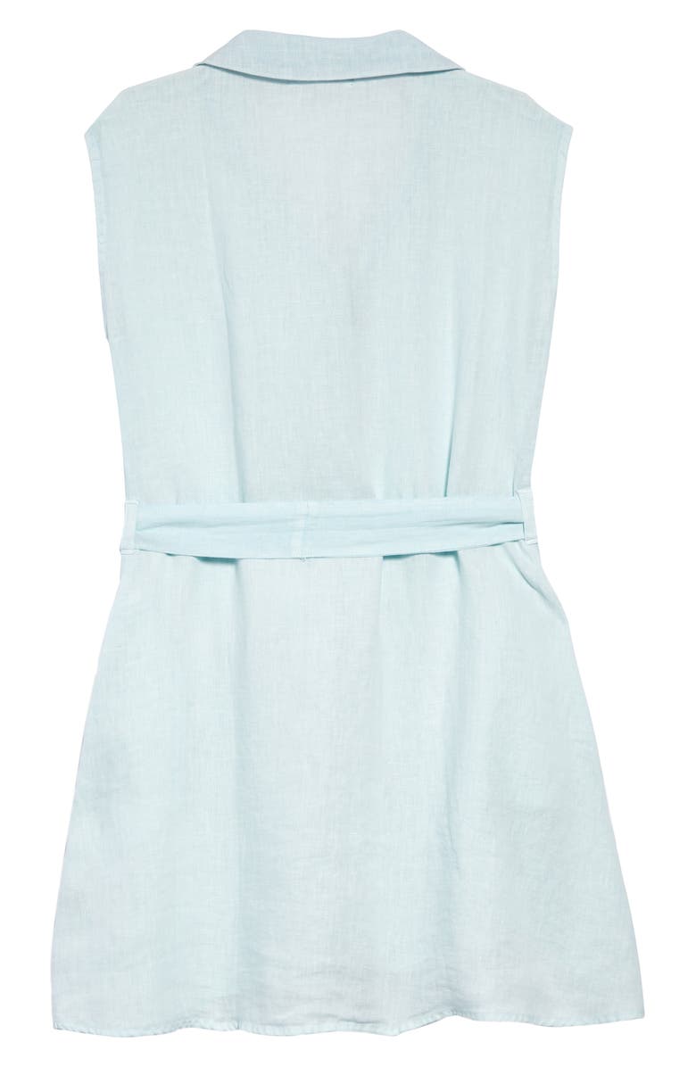 Bella Dahl Belted Linen Shirtdress, Alternate, color, 