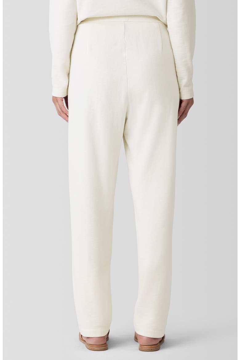 Slouch Organic Cotton Ankle Pants, Alternate, color, BONE