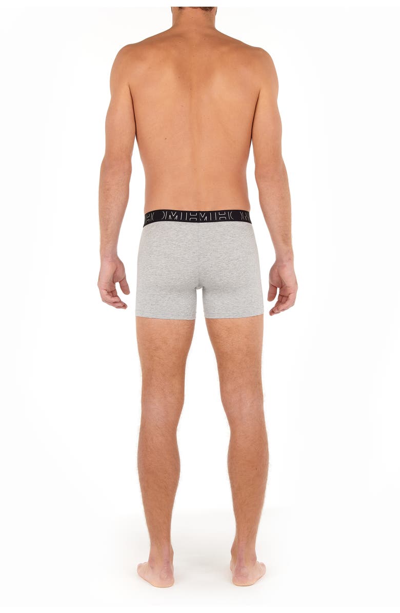 HOM USA Patrick #2 Long Boxer Briefs 3-Pack, Alternate, color, Black/Grey/Grey