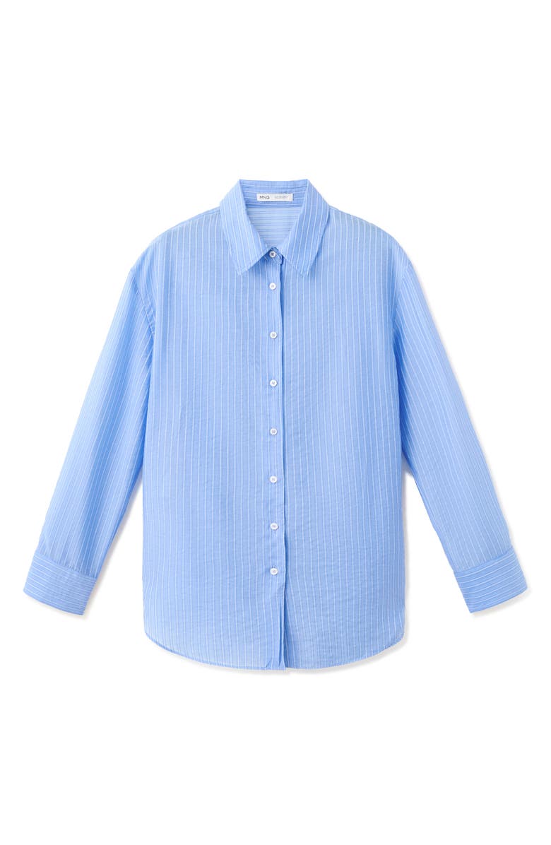 MANGO Camisa Belize Shirt, Main, color, Sky Blue