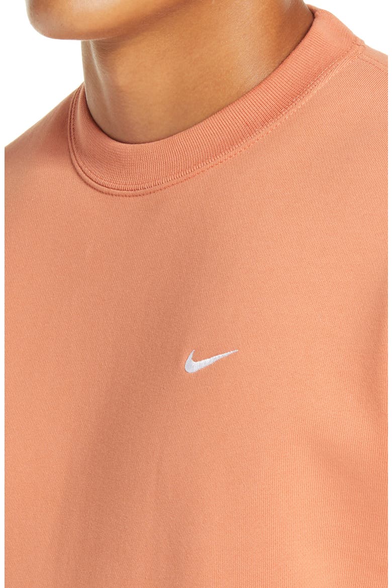 NRG Men's Crewneck Fleece Sweatshirt, Alternate, color, HEALING ORANGE