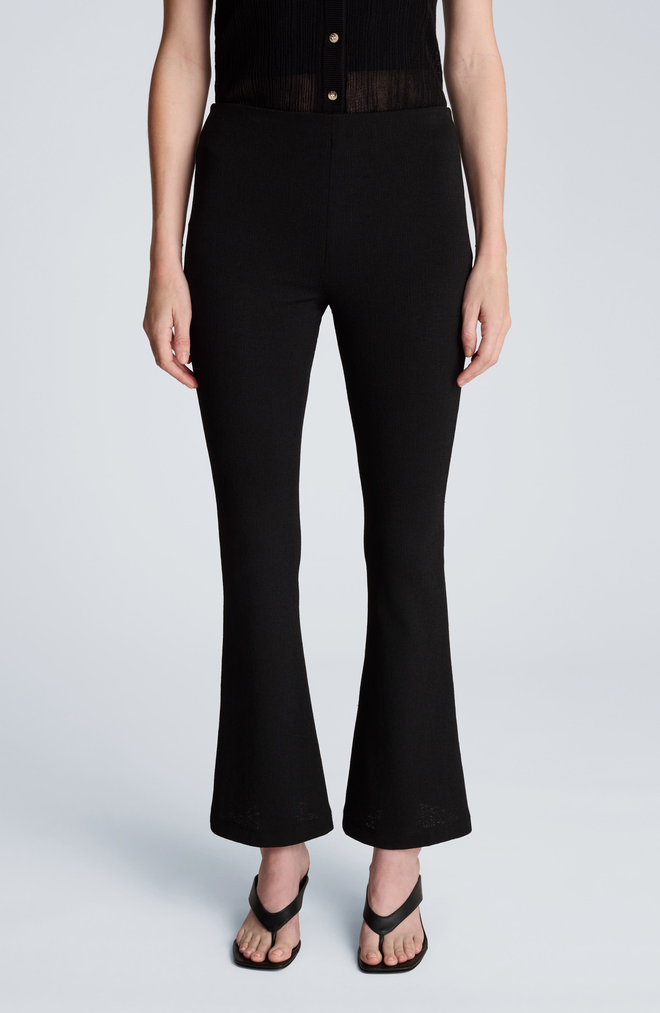 Kenneth Cole Flare Leg Pull-On Pants