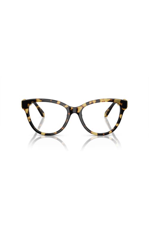 Swarovski 54mm Round Optical Glasses In Brown