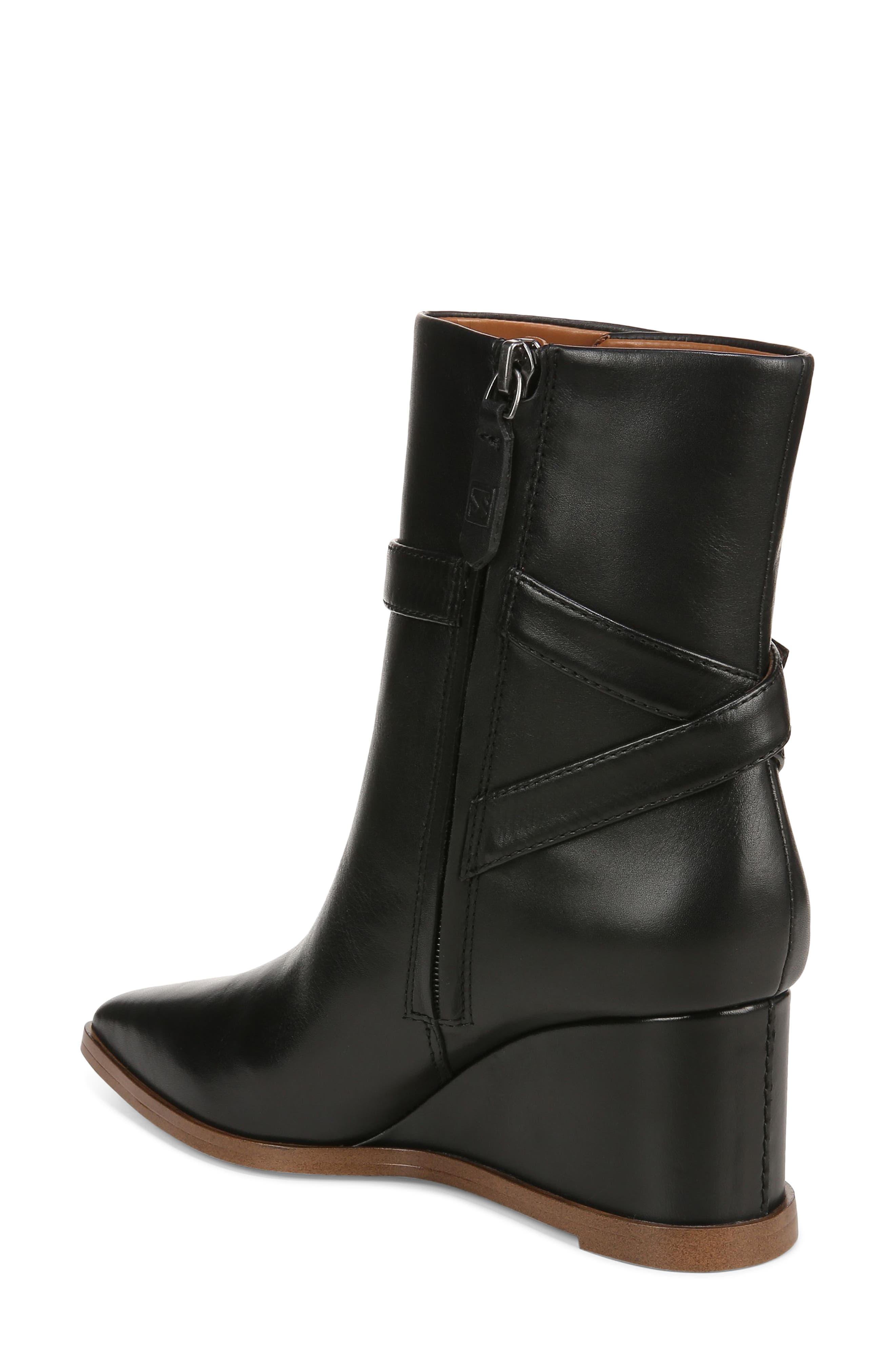 Franco Sarto Emina Pointed Toe Wedge Bootie, Alternate, color, 