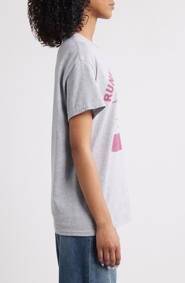 Junk Food Peanuts<sup>®</sup> Runners Club Cotton Graphic T-Shirt, Alternate, color, Sport Grey