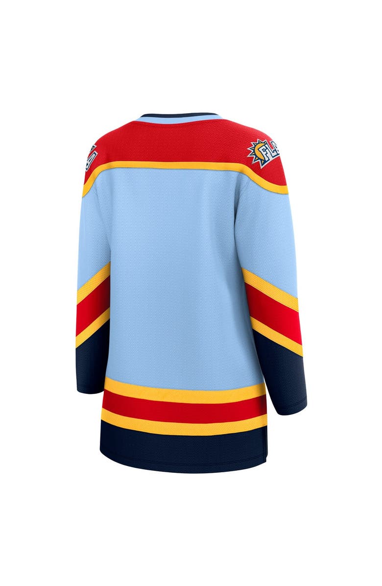 FANATICS Women's Fanatics Branded Light Blue Florida Panthers Special Edition 2.0 Breakaway Blank Jersey, Alternate, color, 