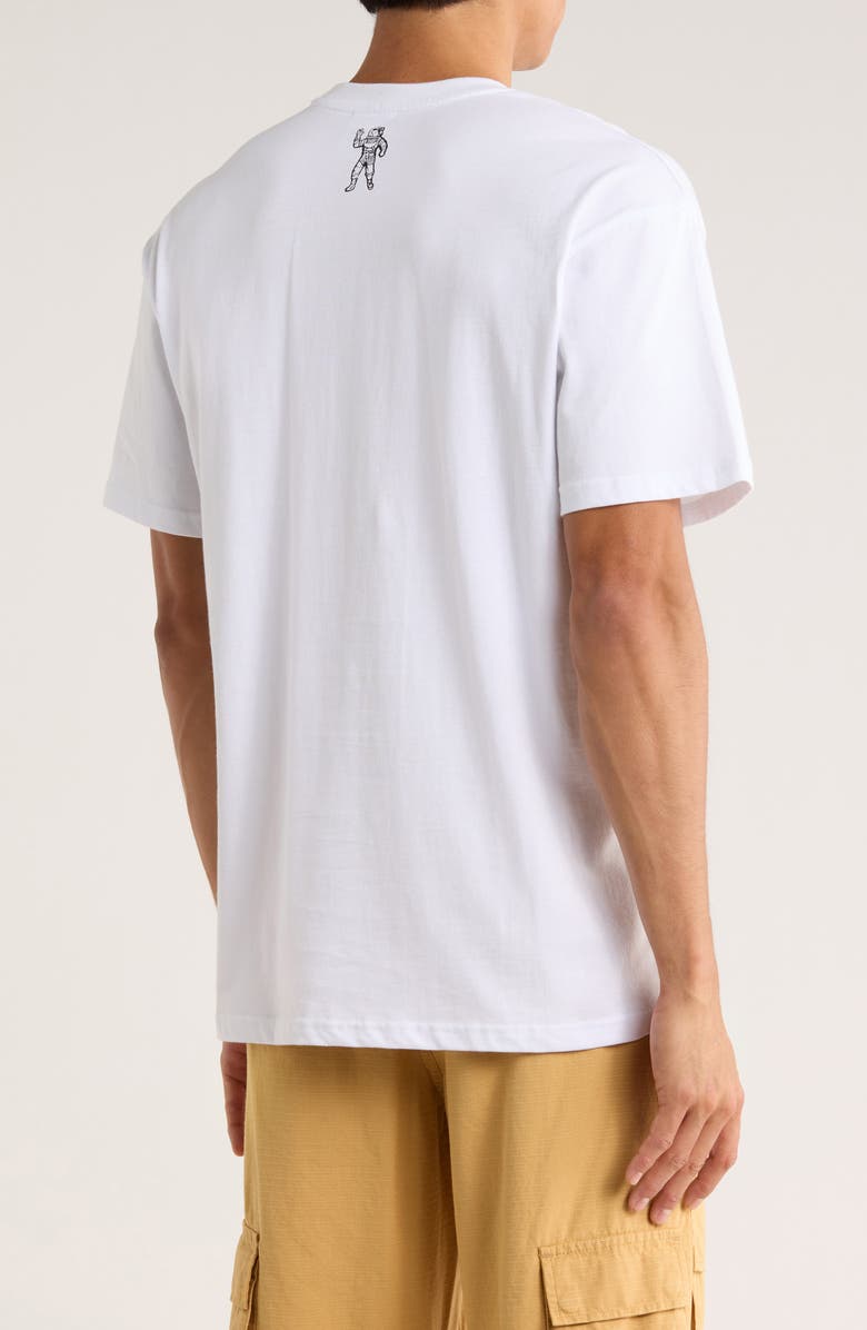 Billionaire Boys Club Flight Helmet Graphic Short Sleeve T-Shirt, Alternate, color, White