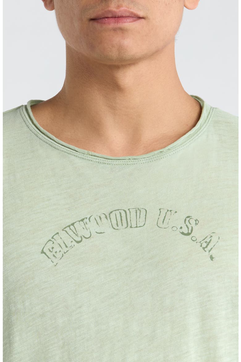 Weathered Logo Graphic T-Shirt, Alternate, color, SAGE