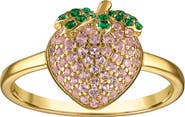 FZN Cubic Zirconia Strawberry Ring