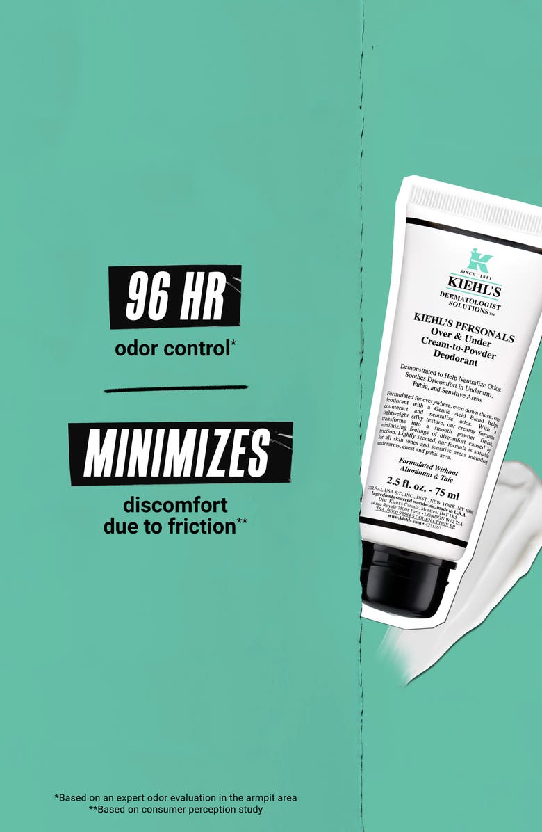 Kiehl's Since 1851 Over & Under Cream-to-Powder Deodorant, Alternate, color,