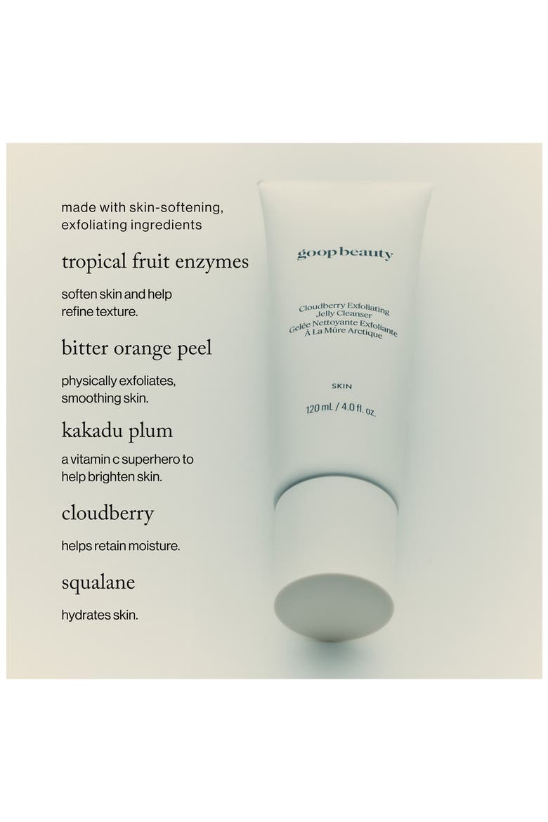 Cloudberry Exfoliating Jelly Cleanser, Alternate, color, NO COLOR