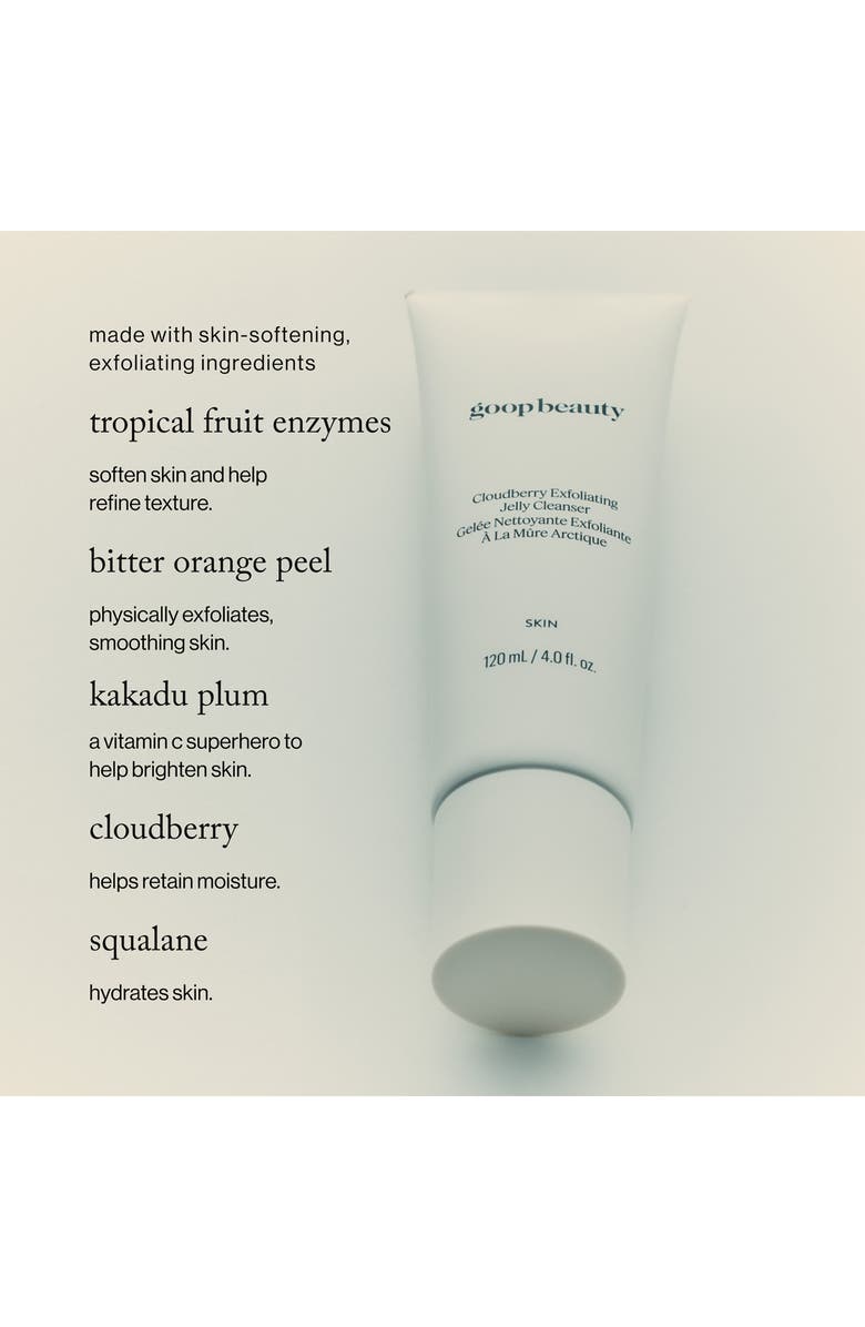 GOOP Cloudberry Exfoliating Jelly Cleanser, Alternate, color, 