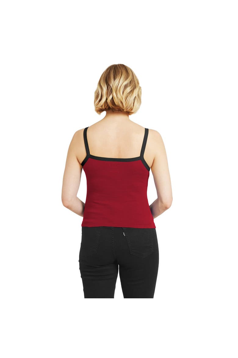 Women's WEAR by Erin Andrews  Scarlet San Francisco 49ers Colorblock Tank Top, Alternate, color, Scarlet