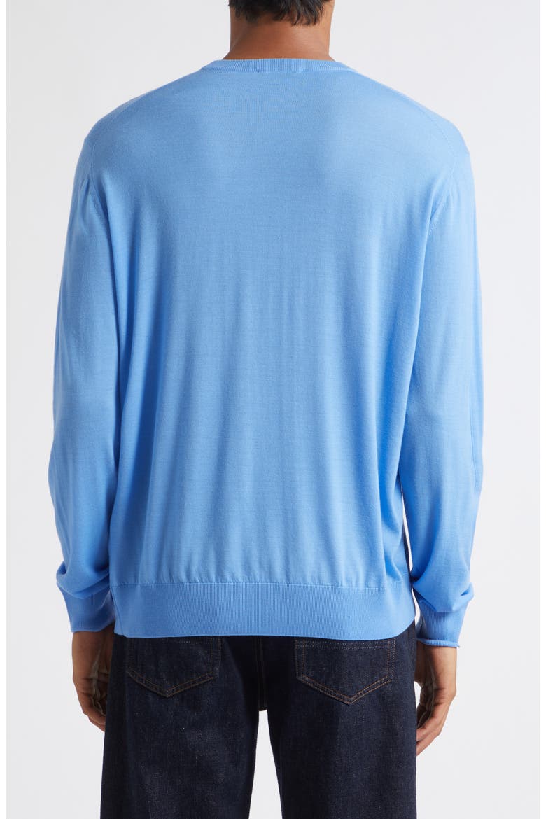Ultrafine Merino Wool Sweater, Alternate, color, UDH AZURE BLUE