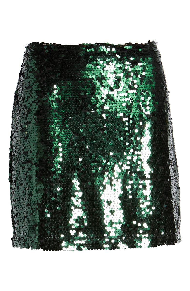 Leith Sequin Miniskirt, Alternate, color, 