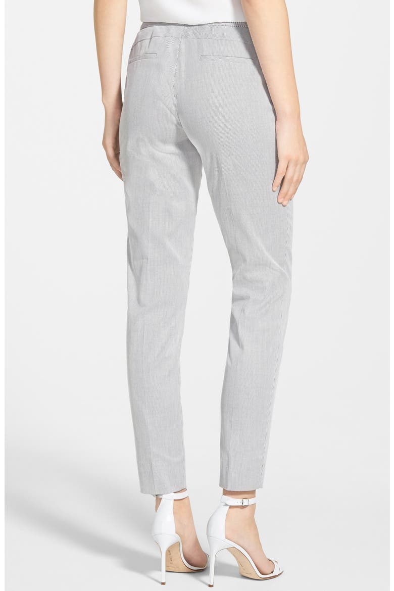 'Taylor' Seersucker Pants, Alternate, color, NAVY SEERSUCKER STRIPE