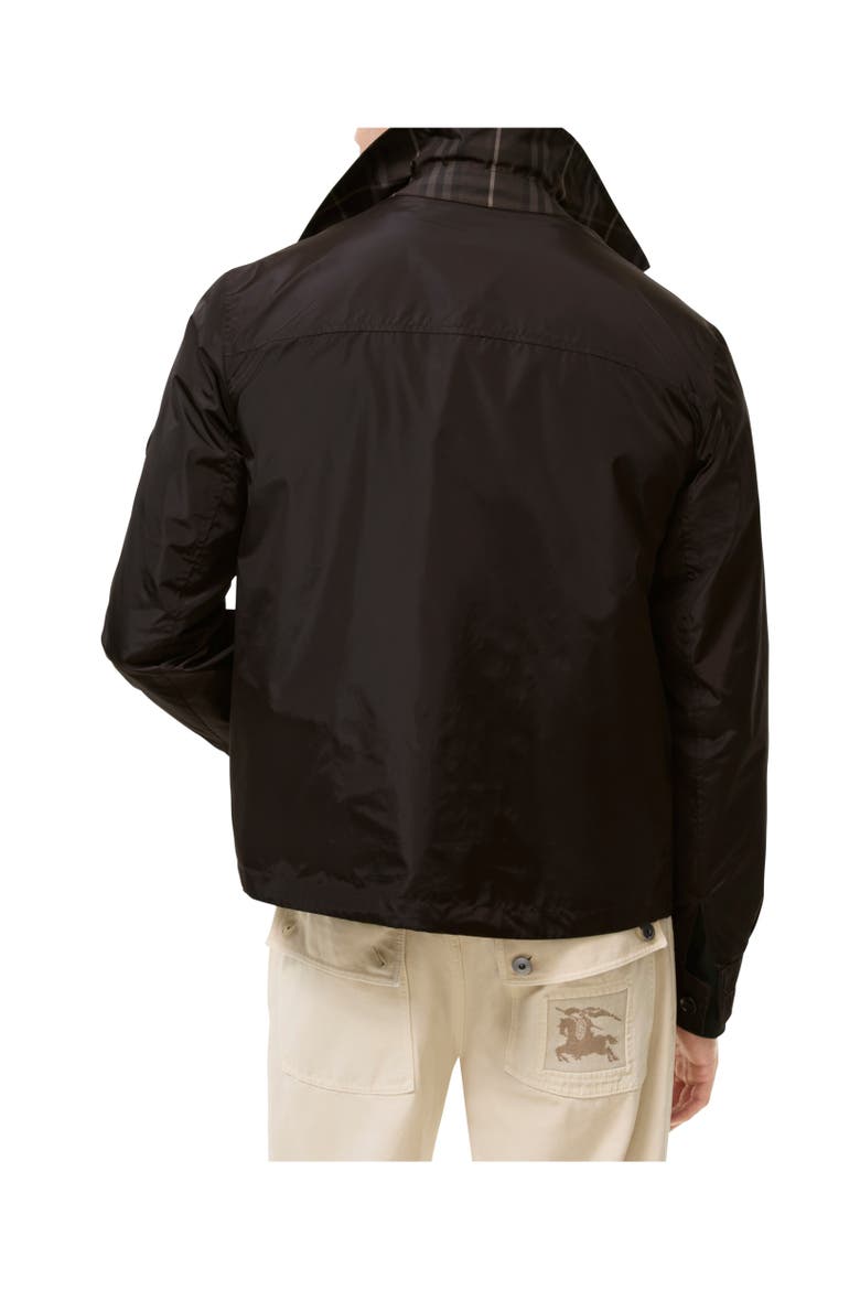 Reversible Nylon Bloomsbury Harrington Jacket, Alternate, color, Peat brown