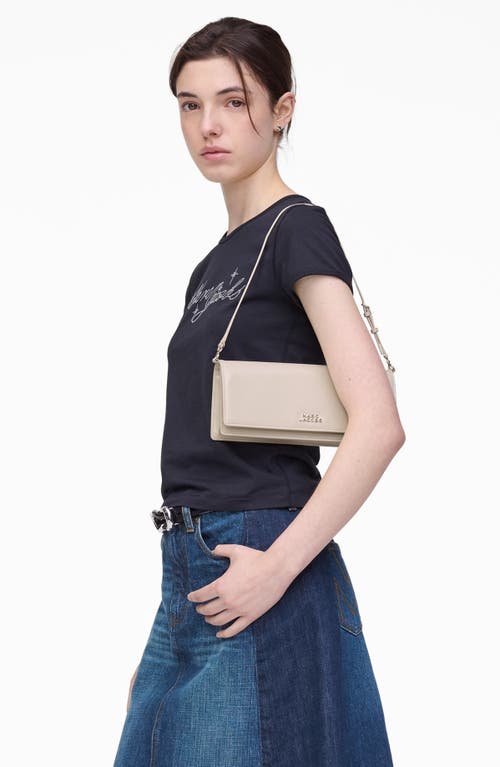Marc Jacobs The Mirror Leather Shoulder Bag In White