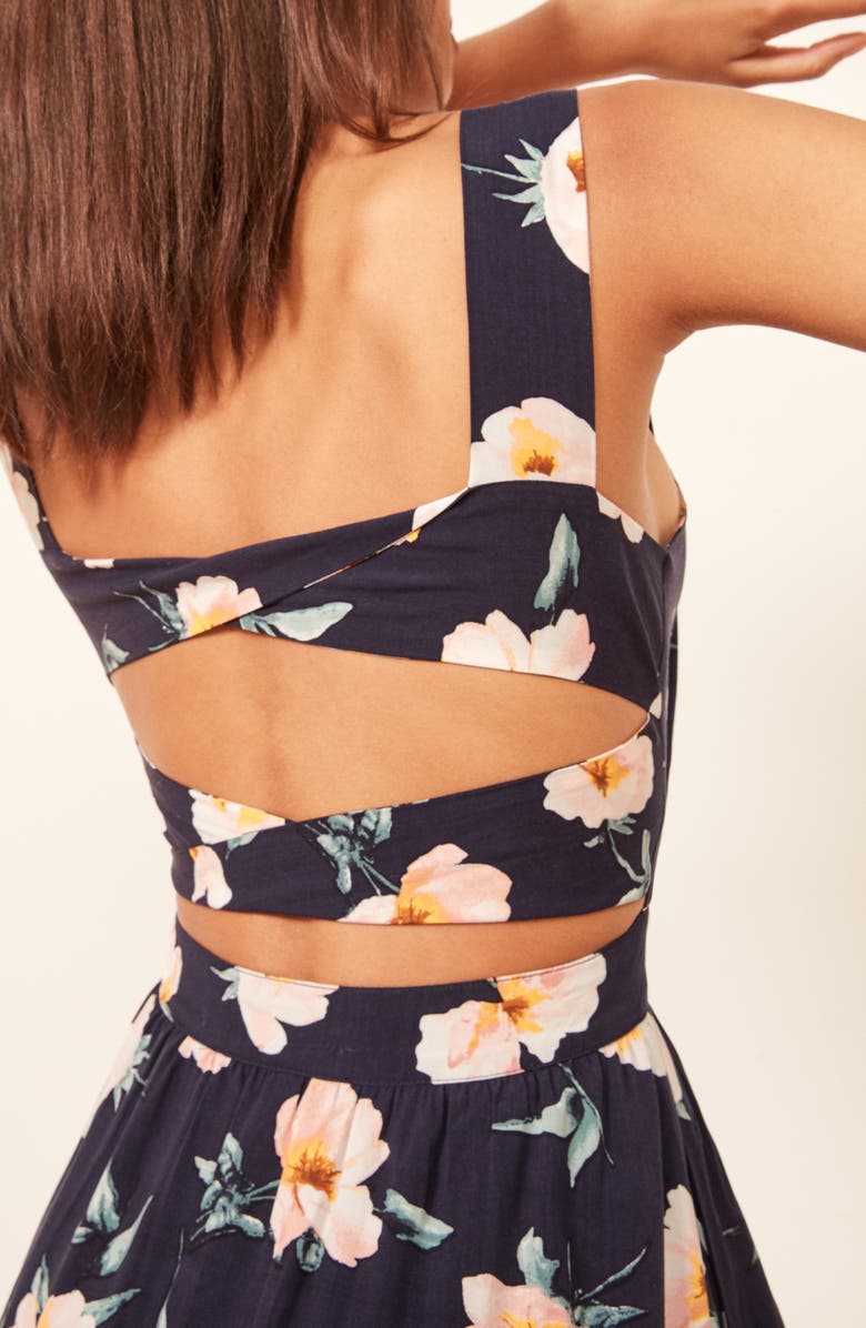 Reformation Lanai Midi Dress, Alternate, color,