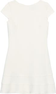 Theory Bateau Neck Tiered Minidress