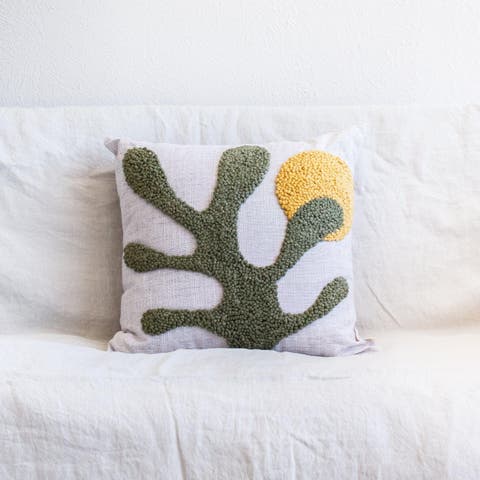 Sea Kelp Throw Pillow - Square - with Insert