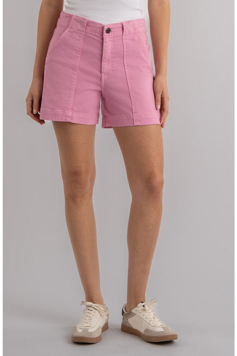 Jane High Waist Denim Shorts, Main, color, CUPCAKE