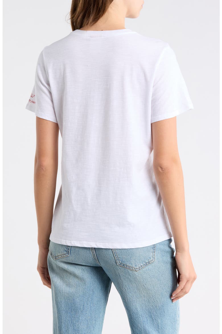 Amour Heart T-Shirt, Alternate, color, WHITE/ ROSE