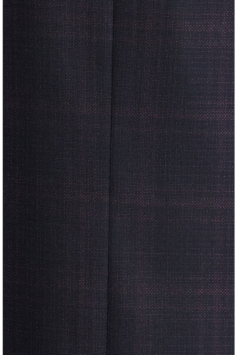 Kei Trim Fit Dark Red Plaid Super 130s Wool Sport Coat, Alternate, color, DARK REDs